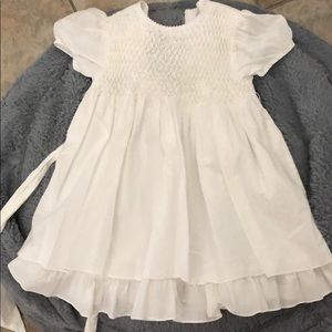 Smocked baby dress